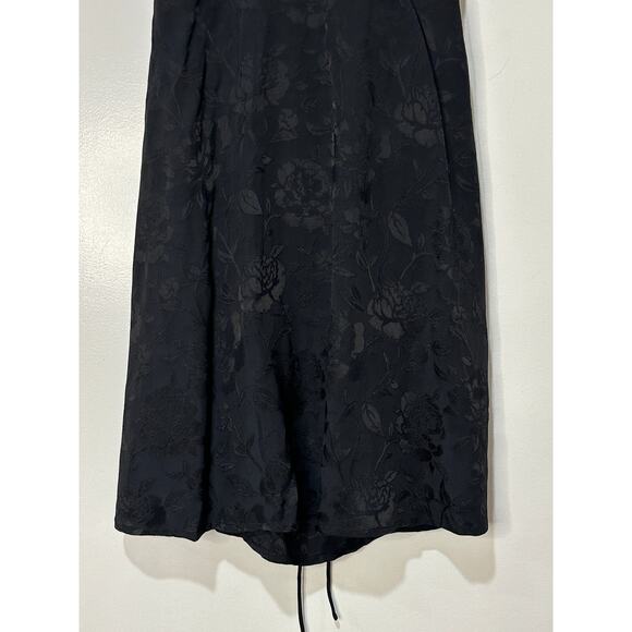 For Love & Lemons Yasmin Collared Floral Mini Dress Black White Size Small NWT - Picture 8 of 15